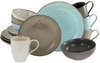 CreaTable, 19984, Serie Nature Collection, 16-teiliges Geschirrset, Kombiservice aus
