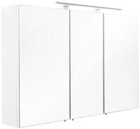 Posseik 5439-76 Spiegelschrank 3-t&uuml;rig, 110 x 68 x 16 cm, wei&szlig;