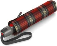 Knirps T200 Duomatic, check red, M