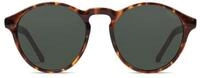 KOMONO Devon Tortoise Unisex Runde Cellulosepropionat-Sonnenbrille f&uuml;r Damen und