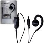 Kenwood KHS-34 C-Ring Ohrh&ouml;rer-Aufh&auml;nger mit PTT und Clip Mikrofon (Single Pin)