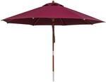 anndora&reg; Sonnenschirm Gartenschirm Marktschirm 3 m rund wasserabweisend - mit