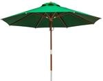 anndora&reg; Sonnenschirm Terassenschirm 3,5 m rund - UV Schutz + Winddach Gr&uuml;n