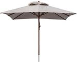 anndora&reg; Sonnenschirm Gartenschirm Marktschirm 3 x 3 m eckig wasserabweisend - mit