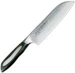 TOJIRO Flash gro&szlig;es SANTOKU Japan Damastmesser 63-Lagen