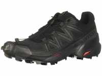 Salomon Speedcross 5 Damen Trail Running Schuhe, Grip, Stabilität, Passform, Black,