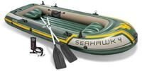 Intex Seahawk 4 Set Schlauchboot - 351 x 145 x 48 cm - 4-teilig - Gr&uuml;n