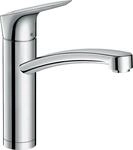 hansgrohe Vorfenster K&uuml;chenarmatur Logis M31, Wasserhahn K&uuml;che mit Auslauf H&ouml;he
