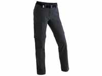 Maier Sports Damen Outdoorhose Inara slim zip, black, 18, 233026