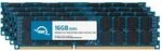OWC - 64GB Memory Upgrade Kit - 4 x 16GB PC14900 DDR3 ECC-R 1866MHz DIMMs f&uuml;r Mac