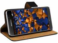 mumbi Echt Leder Bookstyle Case kompatibel mit Samsung Galaxy A5 2016 Hülle Leder