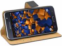 mumbi Echt Leder Bookstyle Case kompatibel mit Samsung Galaxy J5 2015 Hülle Leder