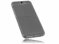 mumbi Hülle kompatibel mit HTC One A9 Handy Case Handyhülle, transparent schwarz