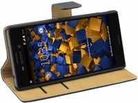 mumbi Tasche Bookstyle Case kompatibel mit Sony Xperia M4 Aqua Hülle Handytasche