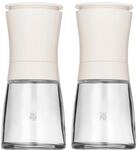 WMF Trend M&uuml;hlenset 2tlg, Salz- und Pfefferm&uuml;hle unbef&uuml;llt, Glasbeh&auml;lter,