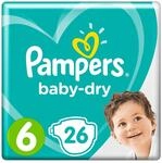 Pampers Baby-Dry Gr&ouml;&szlig;e 6, 1er Pack (1 x 26 St&uuml;ck)