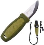 Morakniv Eldris Neck Knife mit Gr&uuml;nem Kunststoffgriff, Mehrfarbig, One Size,