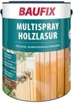 BAUFIX Multispray Holzlasur nussbaum, seidengl&auml;nzend, 5 Liter, Holzlasur, zum