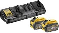 DeWalt FLEXVOLT DeWalt DCB132X2-QW 2x 9.0 Ah + charger