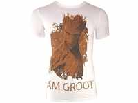 T-Shirt I AM Groot, weiß (L)