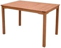 Gartentisch Eukalyptus Tisch Beistelltisch Balkontisch ge&ouml;lt massiv 70 x 110