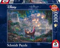 Schmidt Spiele 59480 Thomas Kinkade, Disney, Rapunzel, 1000 Teile Puzzle, single,