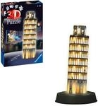Ravensburger 3D Puzzle Schiefer Turm von Pisa bei Nacht 12515 - leuchtet im Dunkeln -