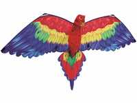 Paul Günther 1152 - 3D Drachen Papagei Cora, Einleinerdrachen mit farbenprächtigem
