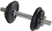 Schildkr&ouml;t Kurz-Hantelset, 10,0 kg im ABS-Kunststoffkoffer, 960012, Schwarz, M