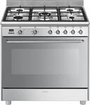 Smeg Standherd/Gaskochfeld SCD90MFX9-1
