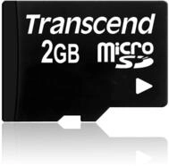 Transcend Micro SD 2GB Speicherkarte