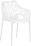 CLP Gartenstuhl/Terrassenstuhl, wetterfest, stapelbar, modernes Design, Kunststoff,
