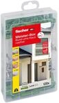 fischer Meister-Box Rund ums Haus rostfrei, 120-teiliges D&uuml;bel- und Schraubenset mit