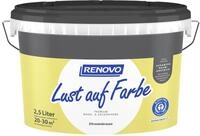 Trendfarbe Zitronenbrause 2,5 L Renovo Lust auf Farbe - Wandfarbe Deckenfarbe