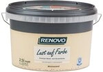 Trendfarbe W&uuml;stensand 2,5 L Renovo Lust auf Farbe - Wandfarbe Deckenfarbe