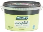 Trendfarbe Zitronengrass 2,5 L Renovo Lust auf Farbe - Wandfarbe Deckenfarbe