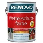 RENOVO Wetterschutzfarbe wei&szlig; RAL 0095, 2,5 Liter