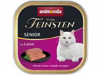 animonda Vom Feinsten Senior Nassfutter, für ältere Katzen ab 7 Jahren, mit Lamm,