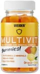 Weider Multivit Gummies, Multivitamin Gummib&auml;rchen, leckere Fruchtgummies, Vitamine