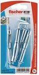 Fischer Hohlraum-Metalld&uuml;bel HM 5 x 65 HK SB-Karte, 4 x Winkelhaken mit Bund 5...