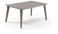 Allibert by Keter Gartentisch Lima 160 , cappuccino, rechteckig, bis zu 6 Personen,