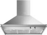 Smeg kd90hxe montiert Wand Edelstahl 781 M&sup3;/h A + Dunstabzugshaube &ndash; Hauben...