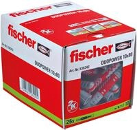 fischer DuoPower 10 x 80, Universald&uuml;bel, leistungsstarker 2-Komponenten-D&uuml;bel,