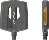 Voxom Pedale Trekking - Anti-Rutsch Fahrradpedale mit Reflektoren f&uuml;r E-Bike,