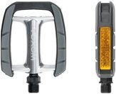 Voxom Pedale Trekking - Anti-Rutsch Fahrradpedale mit Reflektoren f&uuml;r E-Bike,