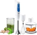 Braun Stabmixer MultiQuick 3 MQ 3035 WH - Elektrischer Stabmixer mit