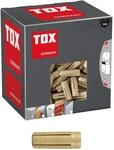 TOX Messing Spreizd&uuml;bel Metrix M10 x 32 mm, 25 St&uuml;ck, 026100151
