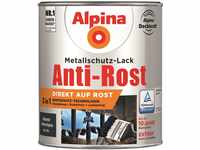 Alpina Metallschutzlack Anti-Rost Anthrazitgrau 750ml glänzend