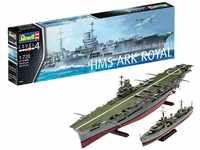 Revell Modellbausatz Schiff 1:720 - Flugzeugträger HMS Ark Royal und Zerstörer der
