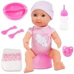 Bayer Design B2894071 94071AA - Piccolina New born Baby 40 cm Funktions Puppe mit